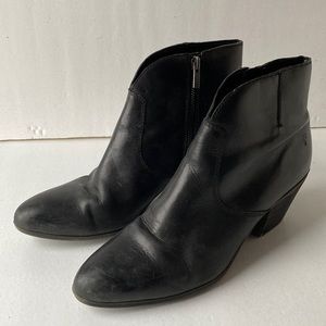 Frye black ankle boot